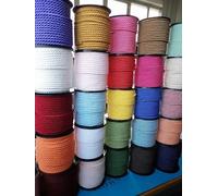 PIZZITALIANI Cordones Pasamaneria - Cordon Trenzado 6 mm X 25m color Beige, Cuerda Trenzada, Cuerdas para Cortinas, Costura Creativa, Bricolaje, Artisanat