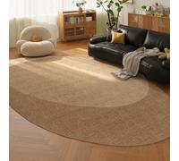 PIZZZENO Alfombras de Estilo Retro para Dormitorio, Formas Irregulares, decoración de Sala de Estar, Alfombra Gruesa de Felpa, Alfombra de Suelo, Suave y esponjosa, para Estudio, O, 100 x 160 cm