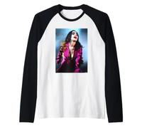 PJ Harvey Live NYC Academy 1995 por David Corio Camiseta Manga Raglan