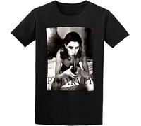 PJ Harvey Men Cotton Blend Unisex 100% Cotton Short-Sleeve T-Shirts Black XXL