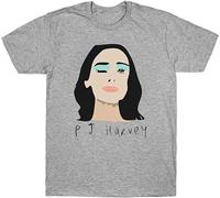 PJ Harvey Mens T Shirt Indie Punk Alternative Rock Music Gray XL Size L