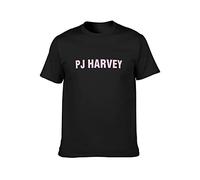 PJ Harvey Unisex 100% Cotton Short-Sleeve T-Shirts Black S