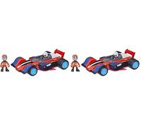 PJ Masks Animal Power - Flash Cruiser - Juguete preesolar - Coche Convertible con Luces y Sonidos - Vehículo de Juguete - A Partir de 3 años (Paquete de 2)