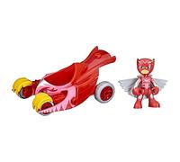 PJ Masks Animal Power Owl Glider - Juguete Preescolar, Coche Owlette con Figura de acción Owlette para niños a Partir de 3 años, Multicolor, F5338