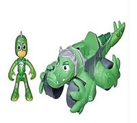 PJ Masks Animal Power, vehículo Pyja-Destrier Deluxe de Gluglu, Juguete Preescolar con Figura de Gluglu, a Partir de 3 años F5342, Multicolor