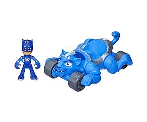 PJ Masks Animal Power, vehículo Pyja-Destrier Deluxe de Yoyo, Juguete Preescolar con Figura de Yoyo, a Partir de 3 años, F5341, Multicolor