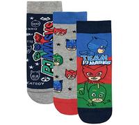 PJ Masks Calcetines Paquete de 3 para Niños Catboy Owlette Gekko Multicolor 31/36