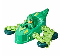 PJ Masks F2134 Deluxe Vehicle Preschool Toy, Mobile Car with Gekko Action Figure for Kids Ages 3 and Up, Black