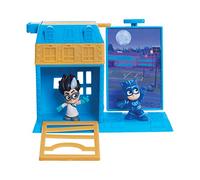 PJ MASKS JP PJMA7210 Night Time Micros Trap & Escape Playset-Catboy & Romeo