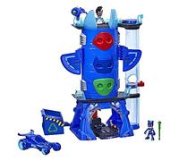 PJ Masks Juguete, Cuartel General, Preescolar, con 2 Figuras y 1 vehículo, para niños a Partir de 3 años de Edad