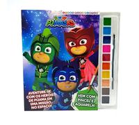 PJ MASKS - LIVRO PARA PINTAR COM AQUARELA