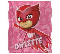 PJ Masks Owlette Character Manta súper Suave con Tacto Sedoso - 91 x 147 cm