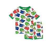 PJ Masks Pijamas de Manga Corta para Niños Ajuste Ceñido Multicolor 5-6 Años