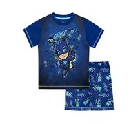 PJ Masks Pijamas de Manga Corta para niños Catboy Azul 7-8 Años