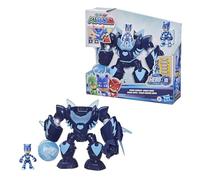 PJ Masks Robo-Catboy - Juguete Preescolar con Luces y Sonidos para niños a Partir de 3 años, Incluye Figura de acción de Catboy