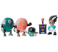 PJ Masks Romeo - Juego de figuras de acción de misión robot, juguete preescolar con 4 figuras de acción y accesorio para niños a partir de 3 años