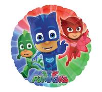 Amscan 10050839 - Globo redondo de aluminio con temática de PJ Masks, 1 unidad