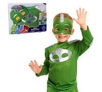 PJ Masks Turbo Blast Gekko Vestido Set con Soft Mask Size 4-6x Kids Fingend Jugar trajes de nios Green Kids para edades de 3