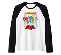 PJ Masks TV Unbeatable Power Heroes Camiseta Manga Raglan