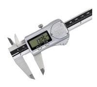 PJDDP Calibre Digital Impermeable IP67 con Pantalla LCD,Pie de Rey Digital de Acero Inoxidable,Profesional Micrómetro Vernier Caliper para Medicion Externas,Internas,Profundidad y Paso,150mm/6"