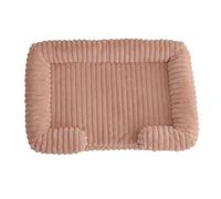 PJDDP Cama Ortopédica para Perros, Sofá para Perros con Espuma De Caja De Huevos, Cama De Perros Antideslizantes, Acogedor Sofá Cama Lavable para Perro,Leather Pink,L