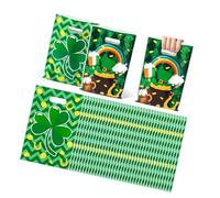 Pjeghbvop 50 bolsas de plástico para golosinas de celebración con motivos de hojas y criaturas, ideales para envolver regalos, bolsas de regalo