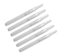 Pjeghbvop 6pcs Lápiz Pincel Claro Recargable Acrílico Marcador Vacío Color Pluma Para Pintar Sobre Papel Madera Tela Lona Oficina Note Tomar