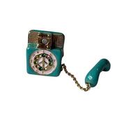 Pjeghbvop Anillos de teléfono retro de inspiración vintage, acabado en gotas de aceite, cierre magnético, joyas únicas para mujeres, fiestas, uso diario, prácticos y magnéticos, como se describe