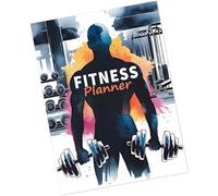 Pjeghbvop Diario de fitness portátil para principiantes y entusiastas para seguir el progreso y ajustar el plan de entrenamiento semanal