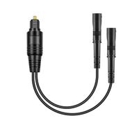 Pjeghbvop Digital Visual Sound Divider Link Backs Sound Datestamps 720P para un mayor conocimiento del espacio multimedia 2 salidas