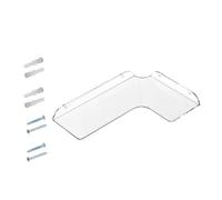 Pjeghbvop Estantería de pared acrílica de instalación rápida para baño, cocina, sala de estar, organizadores