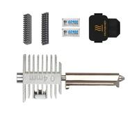 Pjeghbvop Extrusora universal de acero inoxidable cabezal de impresión Hot End Reemplazo para un rendimiento constante de la impresora Hotend inoxidable