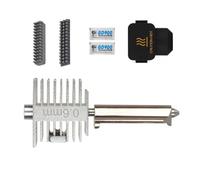 Pjeghbvop Extrusora universal de acero inoxidable cabezal de impresión Hot End Reemplazo para un rendimiento constante de la impresora Hotend inoxidable