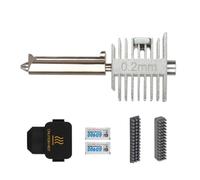Pjeghbvop Extrusora universal de acero inoxidable cabezal de impresión Hot End Reemplazo para un rendimiento constante de la impresora Hotend inoxidable