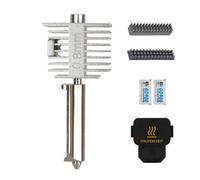 Pjeghbvop Extrusora universal de acero inoxidable cabezal de impresión Hot End Reemplazo para un rendimiento constante de la impresora Hotend inoxidable