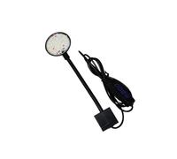 Pjeghbvop Luz LED ajustable para acuario, alimentada por USB, con atenuación inteligente para acuarios pequeños, luz de escritorio para acuarios con pinzas