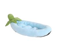 Pjeghbvop Nido de cama para mascotas de felpa suave para gatos y perros pequeños con cómodo cojín suave y lavable para dormir con forro polar de cristal