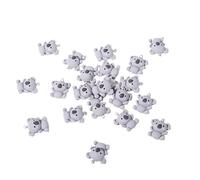 Pjeghbvop Paquete De 20 Llaveros Koala. Refinado Koala Resina Colgante Adecuado Para Pendientes Collares Y Colgantes De Resina Más Viva