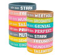 Pjeghbvop Pulsera de silicona colorida, diseño resistente al sudor para gimnasio, actividades al aire libre, uso diario, inspiración, pulseras positivas, talla única, como se describe