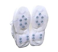 Pjeghbvop Tacos de hielo para clima frío, 10 dientes, dispositivo de tracción de nieve, fundas de silicona flexibles con puntas de acero, agarrador antideslizante para zapatos, multicolor, XL