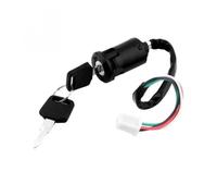 PJFSQAD 1/2/5 piezas interruptor de encendido universal motocicleta cerradura puerta eléctrica a prueba agua arranque eléctrico llave ATV en forma for Honda for Yamaha for Kawasaki for Suz