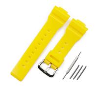PJFSQAD Accesorios for reloj, correa de resina for hebilla for hombre, goma apta for Casio BABY-G BA-111 BA-110 BA-112 BA-120 for mujer(Bright yellow)