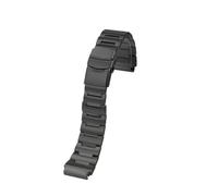 PJFSQAD Ajuste for la correa de reloj SEIKO No. 5, pulsera cadena acero inoxidable for dientes rojos y fantasma agua, pequeño monstruo SRP307 313 SKX779 SKX781(Schwarz)