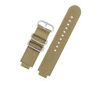 PJFSQAD Ajuste for TIMEX for Tidal 24 * 16 mm Correa de reloj lona T2N721 T2N720 TW2T76500 TW2T76300 nailon impermeable for hombres Tornillo libre