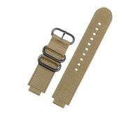 PJFSQAD Ajuste for TIMEX for Tidal 24 * 16 mm Correa de reloj lona T2N721 T2N720 TW2T76500 TW2T76300 nailon impermeable for hombres Tornillo libre