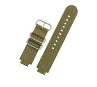 PJFSQAD Ajuste for TIMEX for Tidal 24 * 16 mm Correa de reloj lona T2N721 T2N720 TW2T76500 TW2T76300 nailon impermeable for hombres Tornillo libre