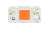 PJFSQAD Chip de luz Led Cob espectro completo, CA 220V, 20w, 30w, 50w, 380nm-780nm, apto for plantas interior, flores cultivo(Full Spectrum,20W- 220V)