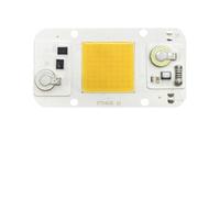 PJFSQAD Chip de luz Led Cob espectro completo, CA 220V, 20w, 30w, 50w, 380nm-780nm, apto for plantas interior, flores cultivo(Warm White 3500K,30W- 220V)