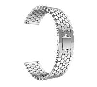 PJFSQAD Correa de acero inoxidable 22 mm y 20 apta for Samsung Galaxy Watch 3 Banda 45 Gear S3 Active 2 for pulsera reloj Huawei for Amazfit