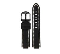 PJFSQAD Correa de cuero esmerilado apta for Casio Fit For G-Shock GM-110 GA110 GM-110GB GD120 GA-700 DW5600 correa reloj vintage esmerilada pulsera 16mm for hombre(Black-black)